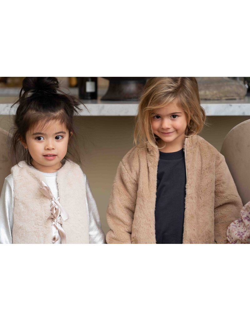 House of Jamie Soft Fur Bodywarmer Marshmellow (Fake Fur)