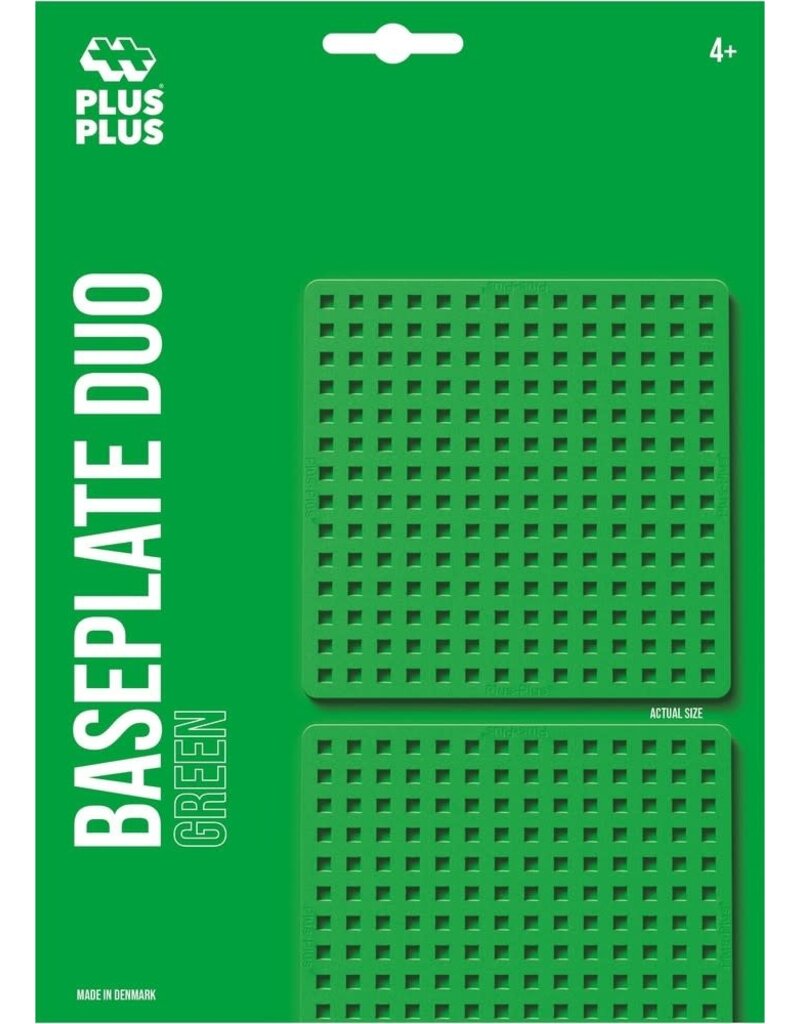 Plus Plus Baseplate Duo Green 2 pcs