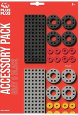 Plus Plus Accessory pack Grey/Black Small and Wheels 26 pcs