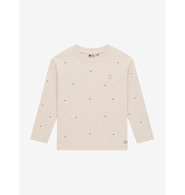 Daily Seven T-shirt Longsleeve Studs Mother of Pearl