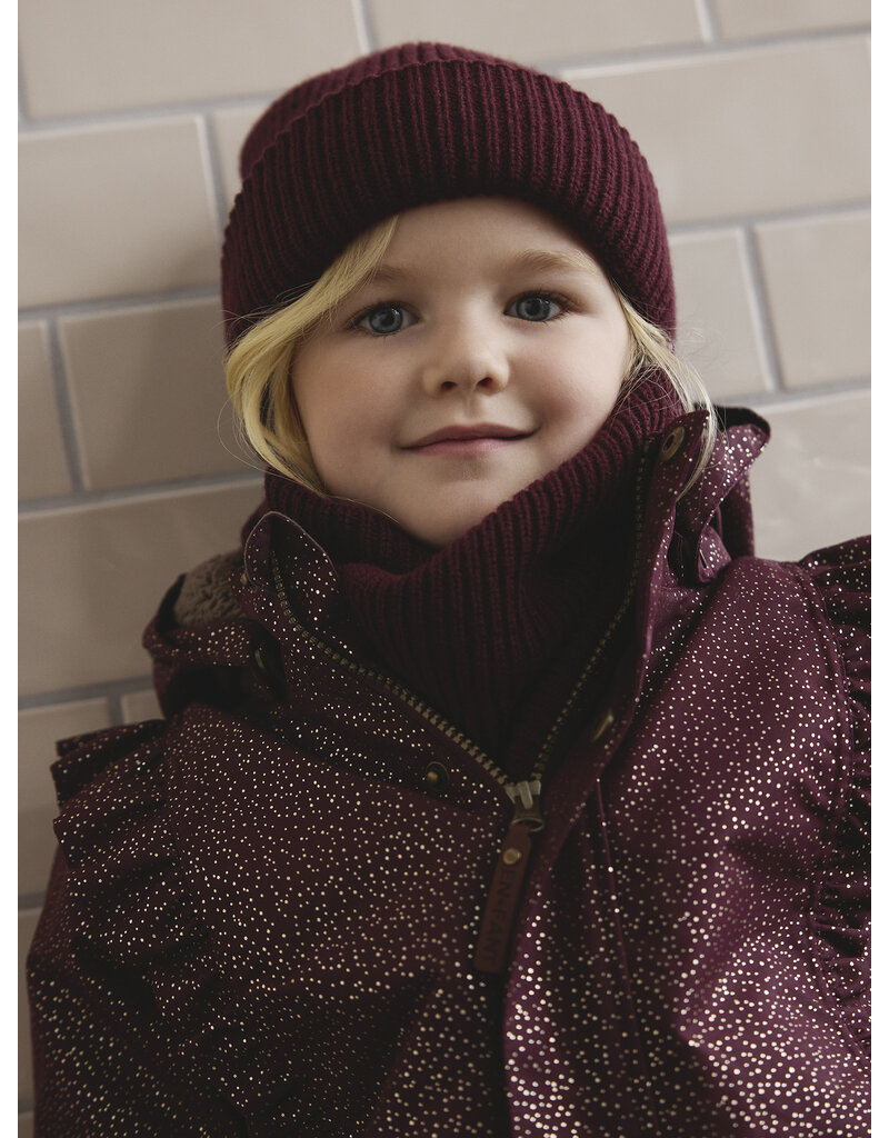 En Fant Beanie w. Lining Port Royale