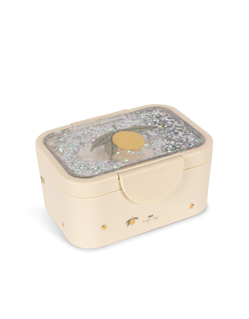 Konges Sløjd Glitter Lunch Box Lemon