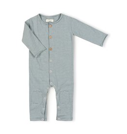 Nixnut Butt onesie snow stripe