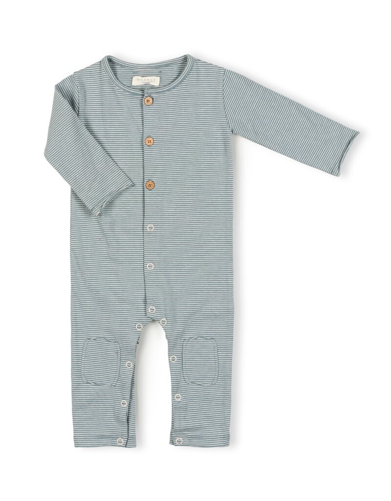 Nixnut Butt onesie snow stripe