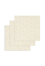 Konges Sløjd 3 Pack Muslin Cloth Lemon Dot