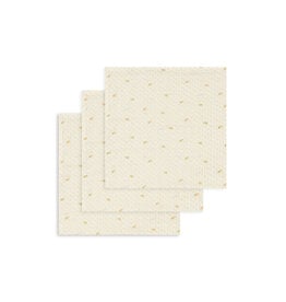 Konges Sløjd 3 Pack Muslin Cloth Lemon Dot