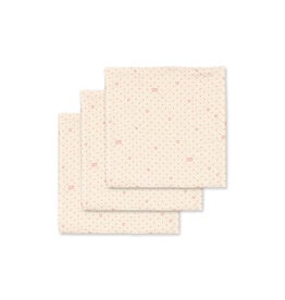 Konges Sløjd 3 Pack Muslin Cloth Cherry Dot