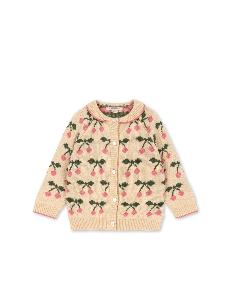 Konges Sløjd Belou Collar Cardigan Cherry