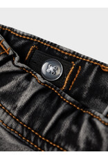 name it Silas Slim Cargo Dark Grey Denim