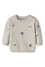 name it Faflow Knit Peyote Melange Flower
