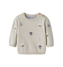 name it Faflow Knit Peyote Melange Flower