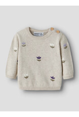 name it Faflow Knit Peyote Melange Flower