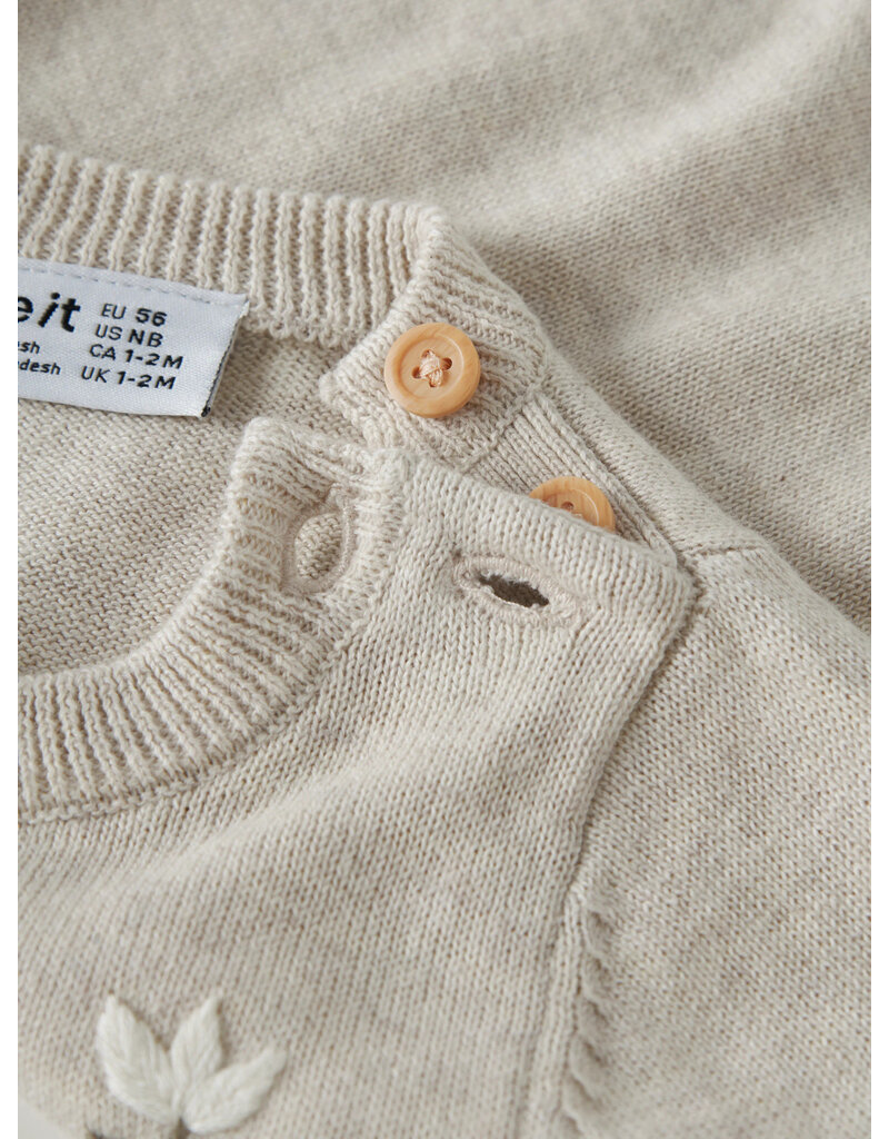 name it Faflow Knit Peyote Melange Flower