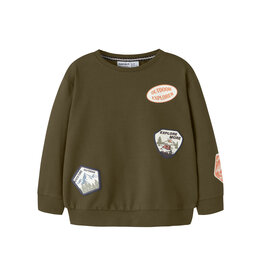 name it Mole Sweater Olive Night