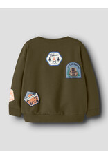 name it Mole Sweater Olive Night