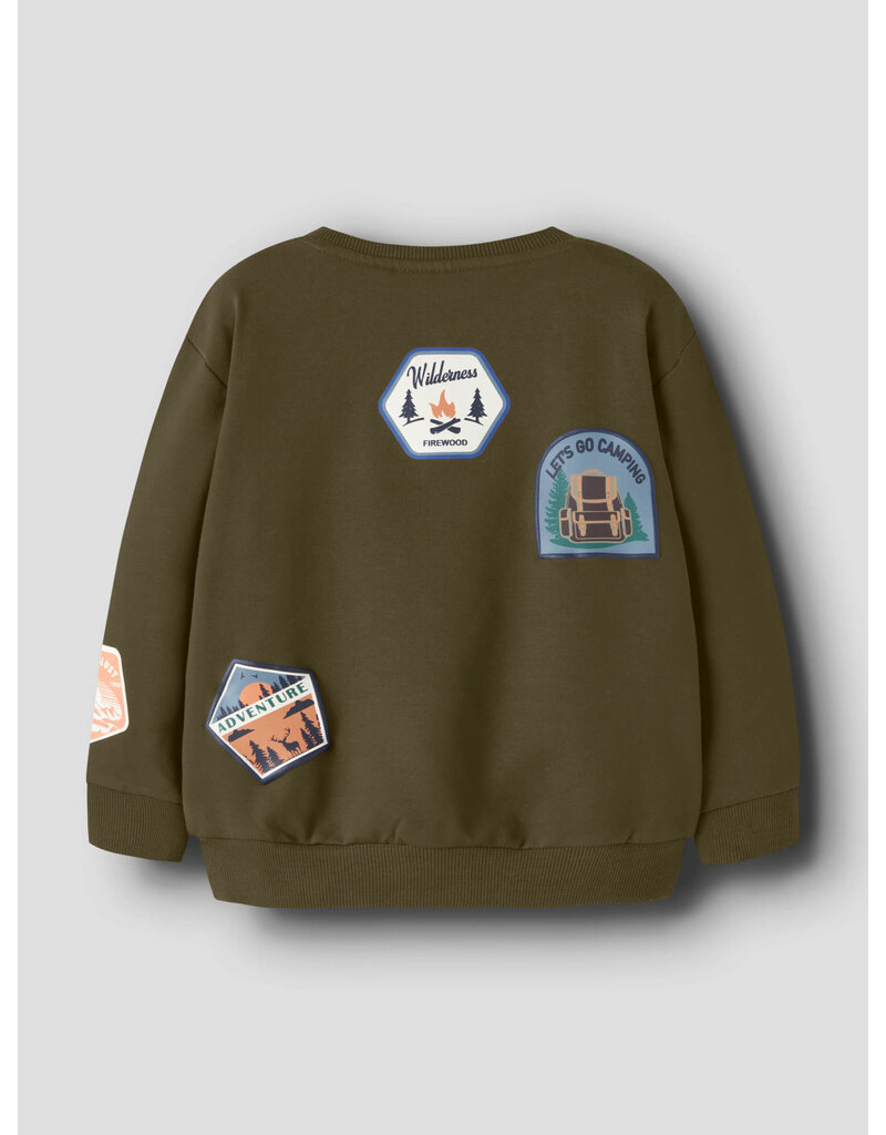 name it Mole Sweater Olive Night