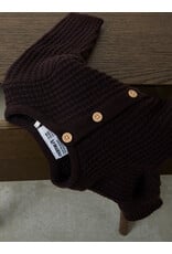 name it Olivar Knit Cardigan Chocolate Plum