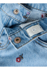 name it Rose Wide Jeans Medium Blue Flower