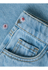 name it Rose Wide Jeans Medium Blue Flower