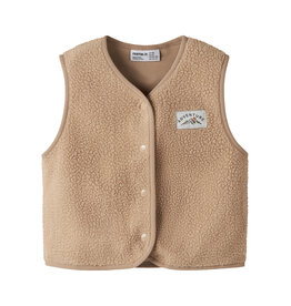 name it Mowe Teddy Vest Sesame