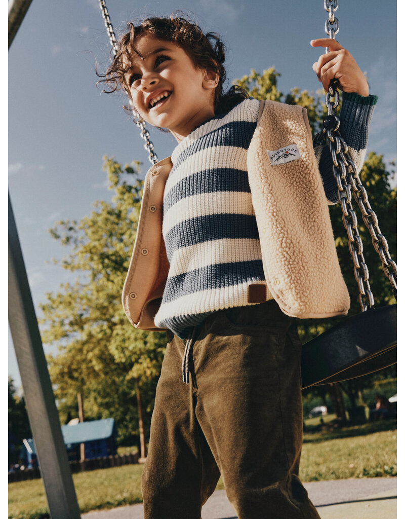 name it Mowe Teddy Vest Sesame