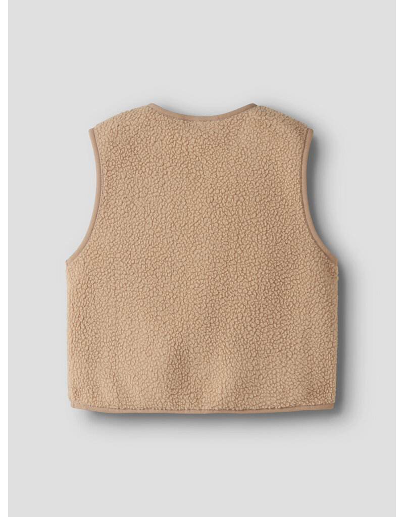 name it Mowe Teddy Vest Sesame
