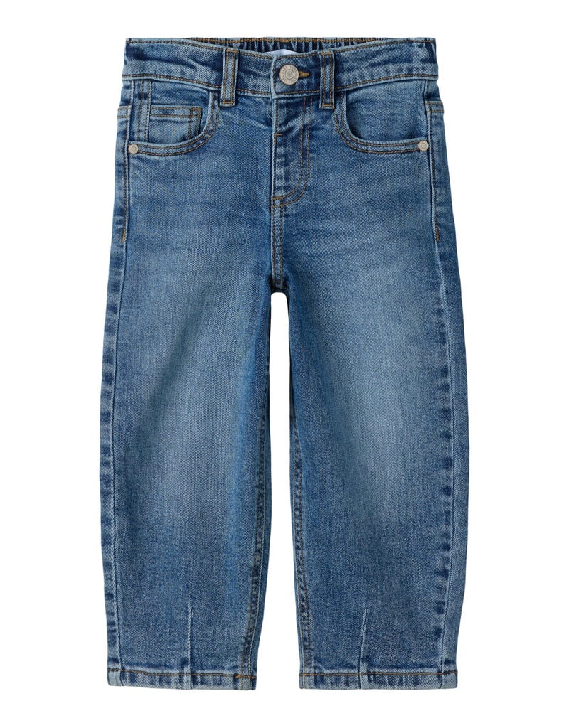 name it Bella Barrel Jeans Medium Blue Denim