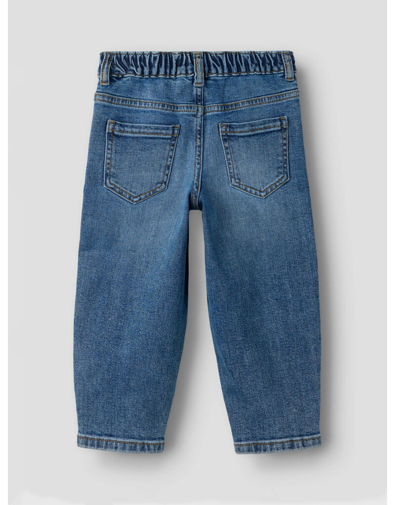 name it Bella Barrel Jeans Medium Blue Denim