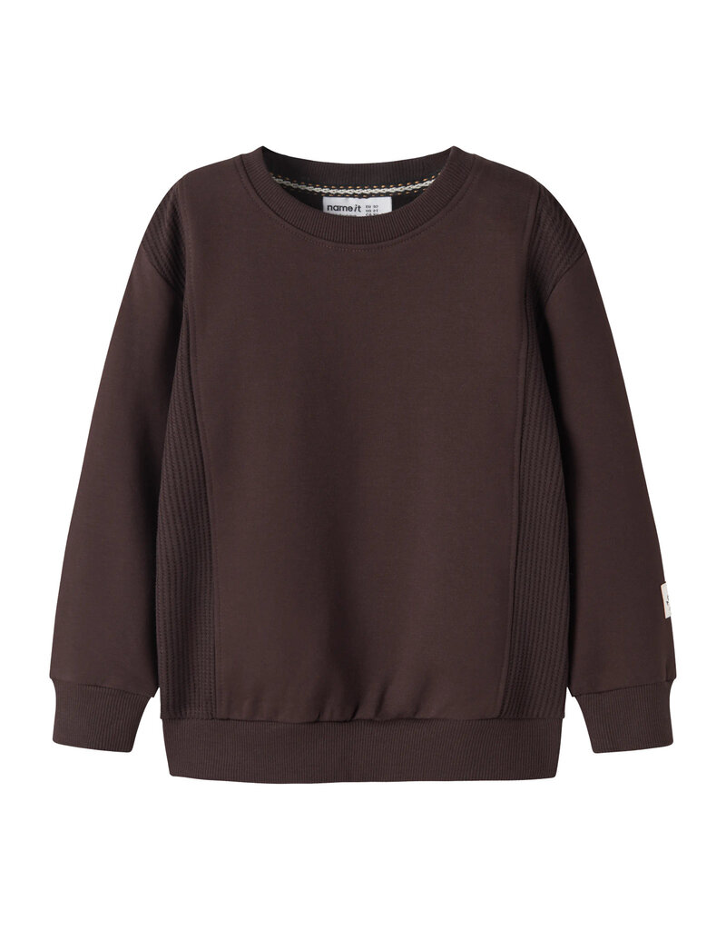 name it Momid Sweater Chocolate Plum