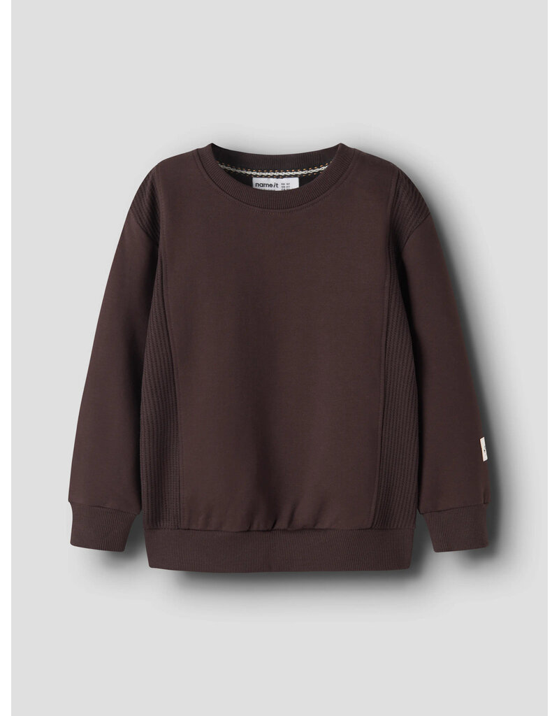 name it Momid Sweater Chocolate Plum