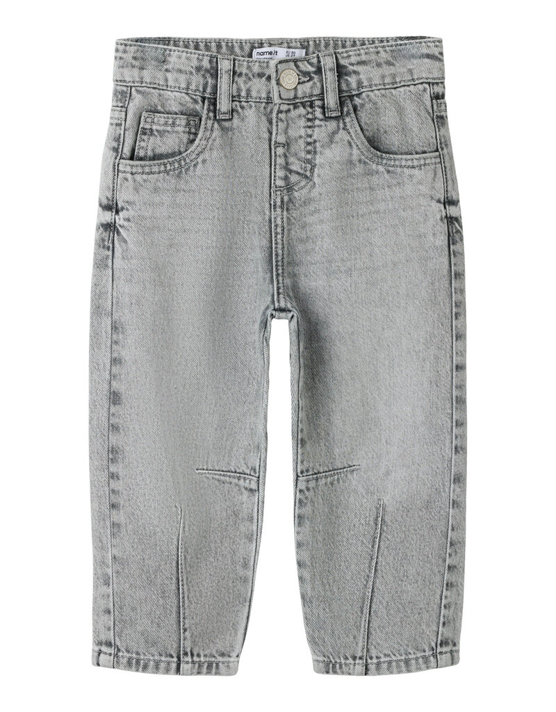 name it Bella Barrel Jeans Medium Grey