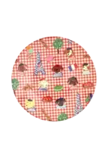 Rice Melamine Cup Bord Red Kids in Paris Print