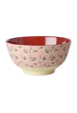 Rice Melamine Bowl with Swan Print - Medium - 700 ml