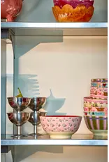 Rice Melamine Bowl with Swan Print - Medium - 700 ml