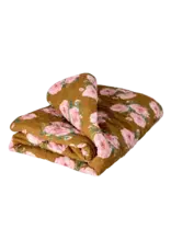 Rice Quilt blanket with Floral Fiesta Rose print