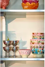Rice Melamine Bowl with Swan in Paris Print - Small - 300 ml