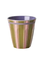 Rice Melamine Cup with Stripe Delight Print - Medium - 250 ml