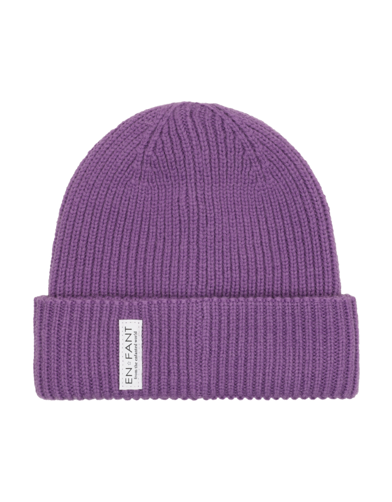 En Fant Beanie w. Lining Bellflower