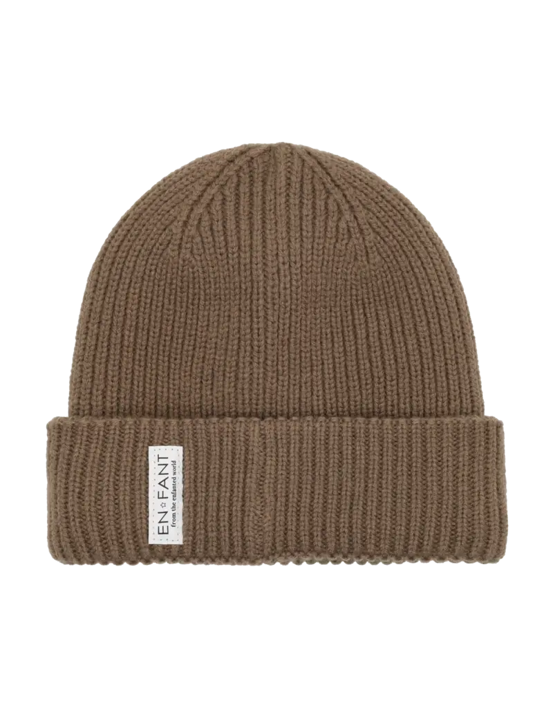 En Fant Beanie w. Lining Pine Bark