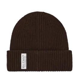 En Fant Beanie w. Lining Coffee Bean