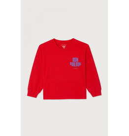 American Vintage Fizvalley T-Shirt Longsleeve Fraise Vintage 