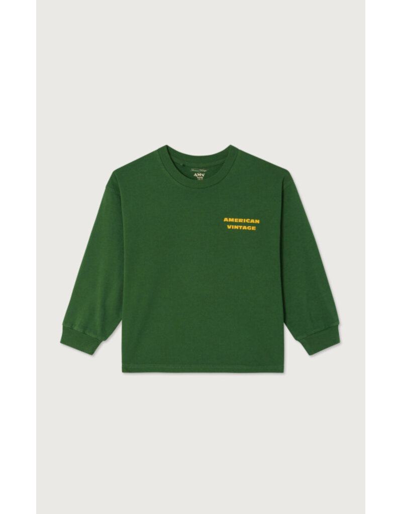 American Vintage Fizvalley T-Shirt Longsleeve Feuillage Vintage