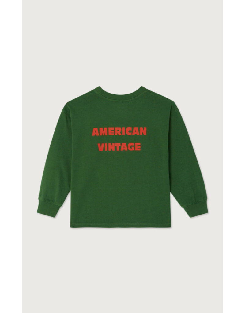 American Vintage Fizvalley T-Shirt Longsleeve Feuillage Vintage