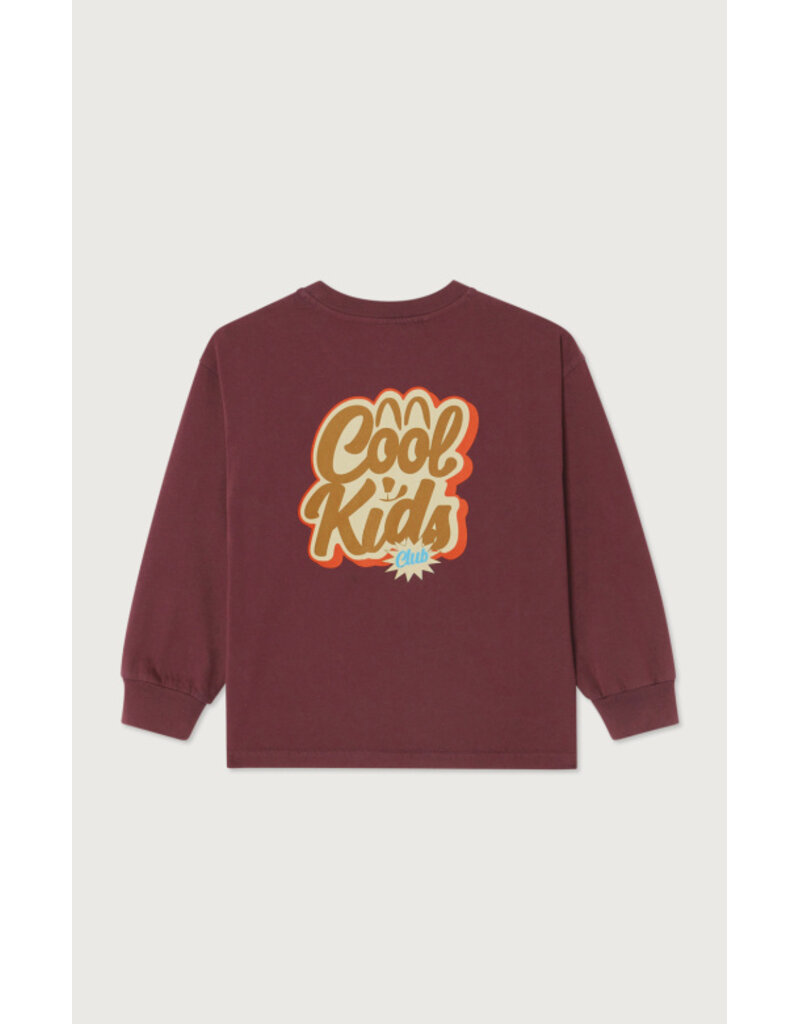 American Vintage Fizvalley T-Shirt Longsleeve Aubergine Vintage
