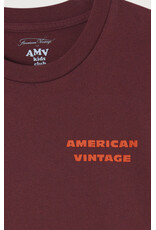 American Vintage Fizvalley T-Shirt Longsleeve Aubergine Vintage