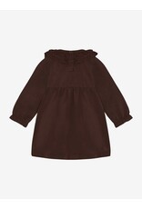 En Fant Dress LS Collar Deep Mahogany