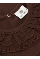 En Fant Dress LS Collar Deep Mahogany