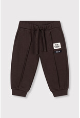 Alix the Label Baby Knitted Pintuck Pant Warm Brown