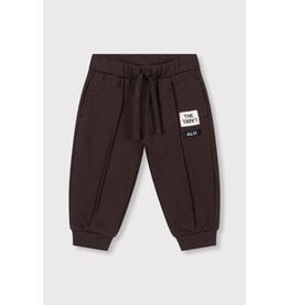 Alix the Label Baby Knitted Pintuck Pant Warm Brown