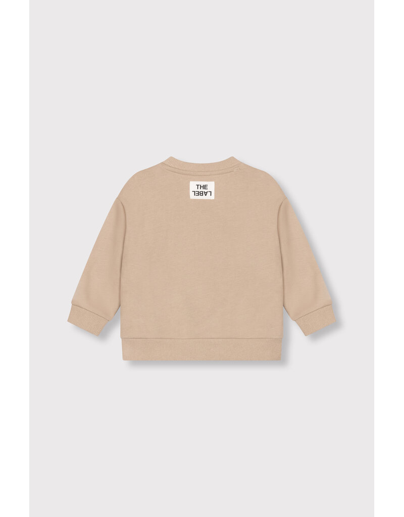 Alix the Label Baby Knitted Pintuck Sweater Sand